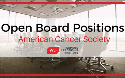 American Cancer Society Open Board Positions in 2021
