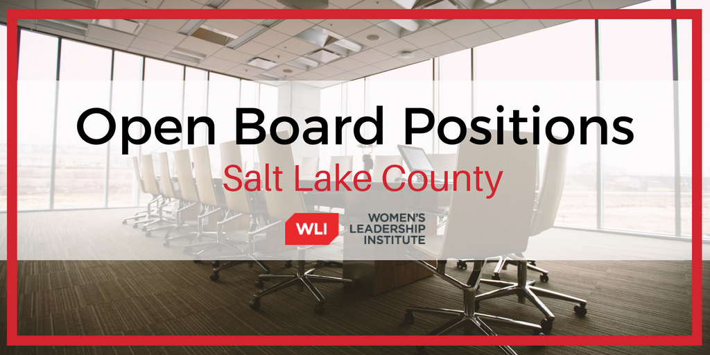 October 2019 Salt Lake County Open Board Positions