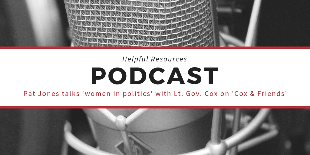 Podcast: Pat Jones talks about women in politics