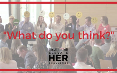 We asked the audience and panel 6 questions about women in leadership…